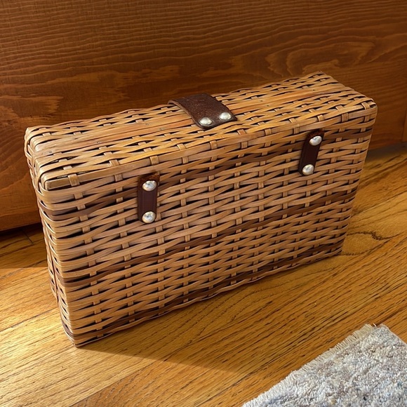 Bags Vintage Hong Kong Picnic Basket Purse Unique Bag Poshmark